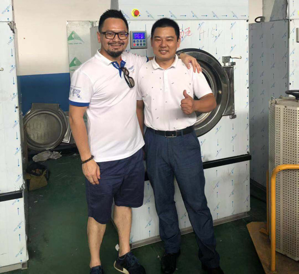 印尼客（kè）戶參觀.17c嫩嫩草色视频洗滌設備廠家