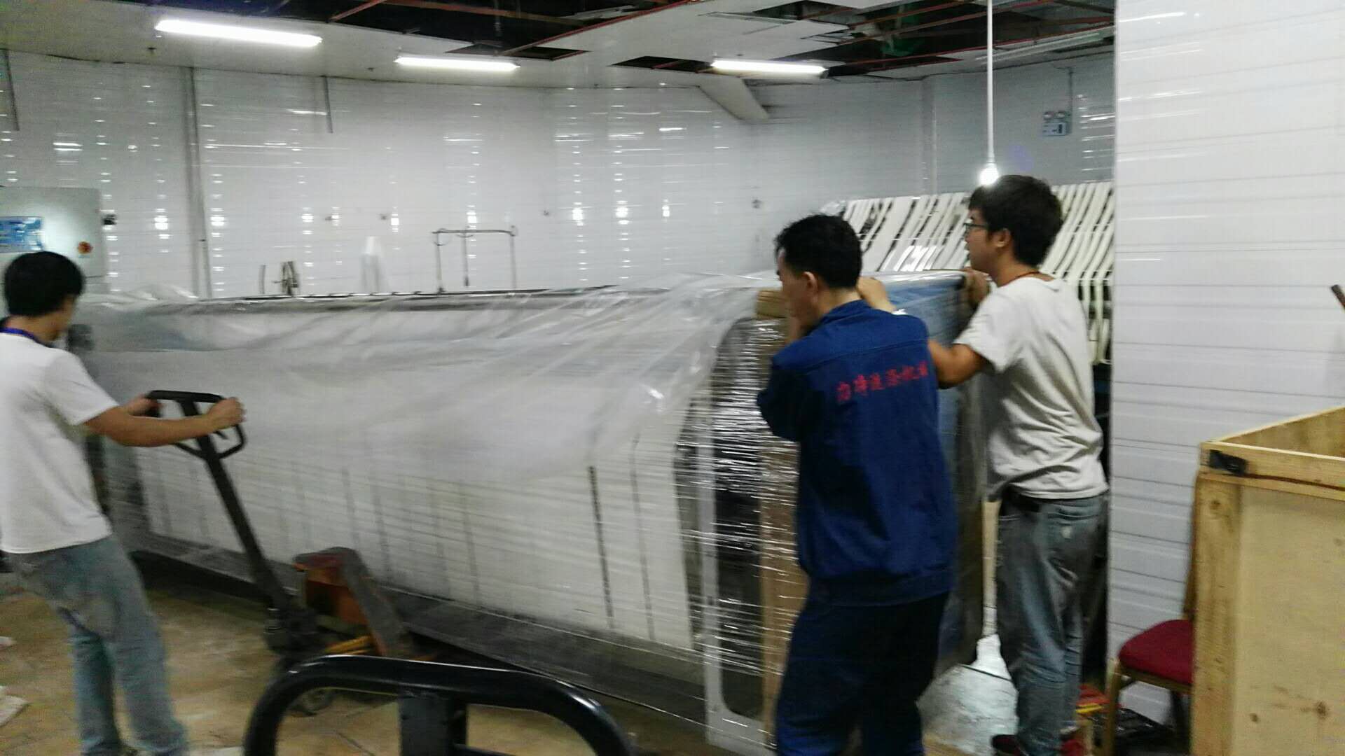 六盤水喜來登酒店洗衣房（fáng）設備安裝順利進行中