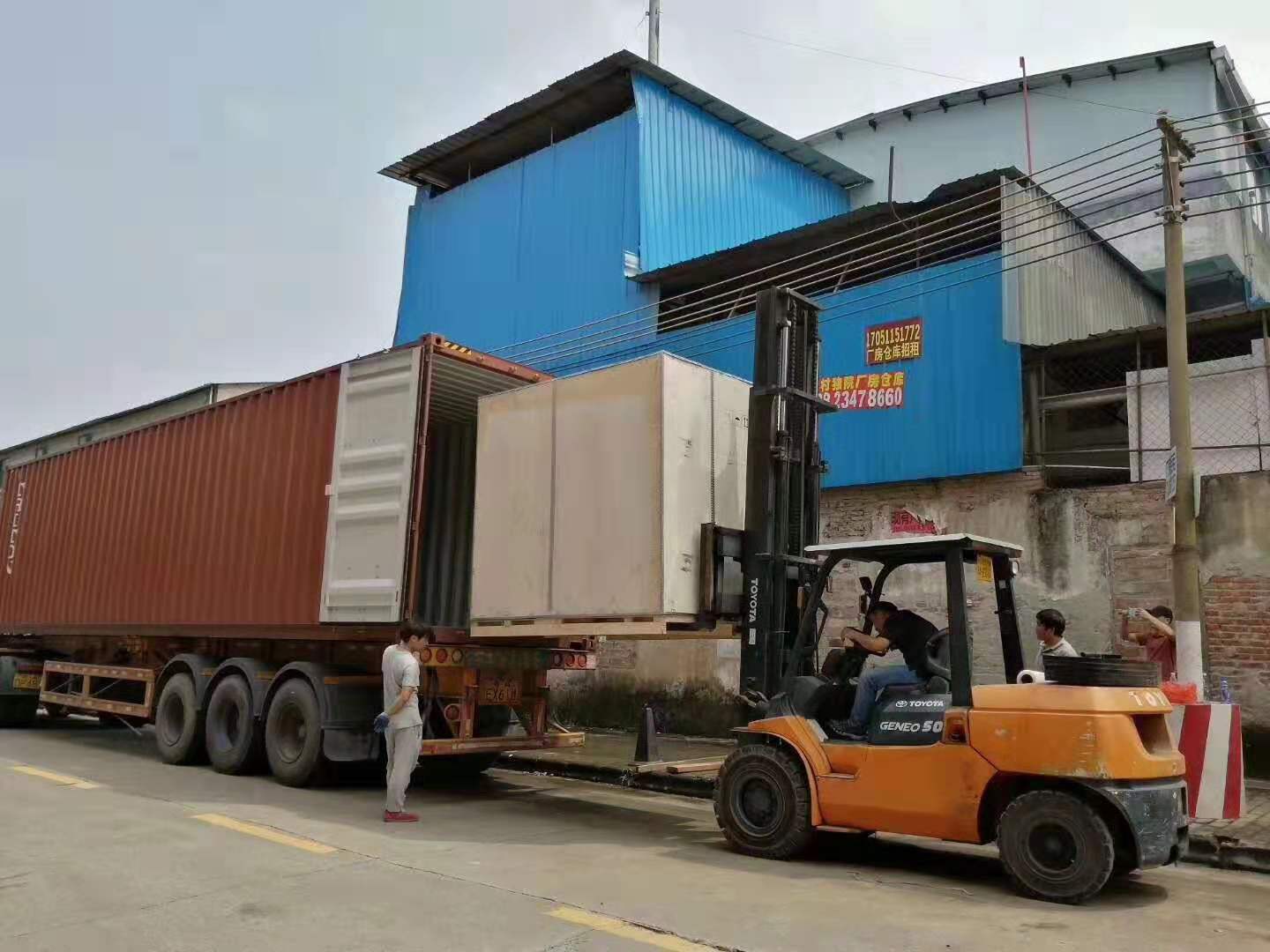 太子時代酒店訂購的洗衣房設備（bèi）順（shùn）利出貨